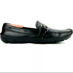 PRADA Mens 11 Loafers Slip On Shoes Black Drivers
